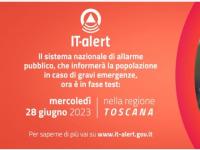 IT-Alert. Test operativo in Toscana
