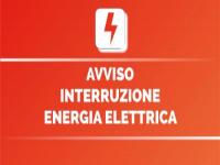 INTERRUZIONE DI ENERGIA ELETTRICA NEL COMUNE - 16 e 20 Febbraio